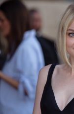 DAKOTA FANNING at Christian Dior Fashion Show in Paris