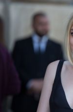 DAKOTA FANNING at Christian Dior Fashion Show in Paris