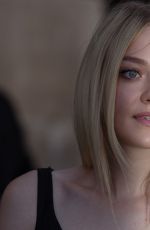 DAKOTA FANNING at Christian Dior Fashion Show in Paris