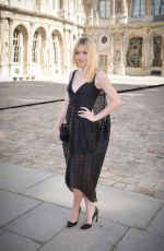 DAKOTA FANNING at Christian Dior Fashion Show in Paris