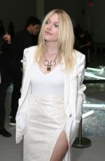 DAKOTA FANNING at Rodarte Fashion Show in New York