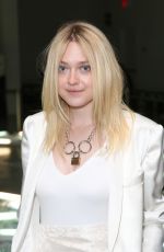 DAKOTA FANNING at Rodarte Fashion Show in New York