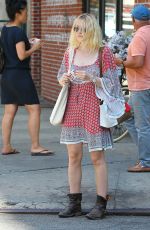 DAKOTA FANNING Out and About in New York 0309