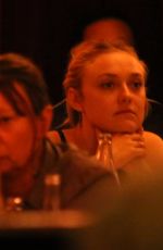 DAKOTA FANNING Out for Dinner in Paris