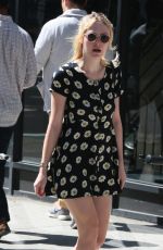 DAKOTA FANNING Oyt and About in New York 1209