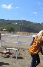 DAKOTA JOHNSON at Equestrian Center of Pantelleria in Italy