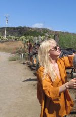 DAKOTA JOHNSON at Equestrian Center of Pantelleria in Italy