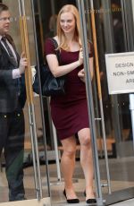 DEBORAH ANN WOLL on the Set of Daredevil in New York