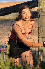 DEMI HARMAN on the Set of Home and Away at Palm Beach in Sydney