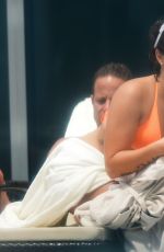 DEMI LOVATO in Bikini at a Pool in Miami