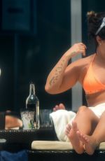 DEMI LOVATO in Bikini at a Pool in Miami