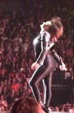 DEMI LOVATO in Spandex Performs at Neon Lights Tour in Miami