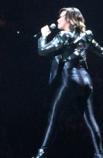 DEMI LOVATO in Spandex Performs at Neon Lights Tour in Miami