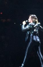 DEMI LOVATO in Spandex Performs at Neon Lights Tour in Miami