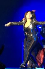 DEMI LOVATO in Spandex Performs at Neon Lights Tour in Miami