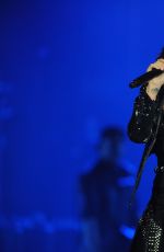 DEMI LOVATO performs at a Concert in Baltimore