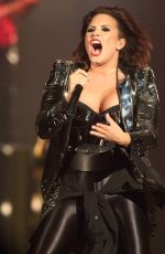 DEMI LOVATO performs at a Concert in Baltimore