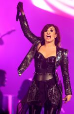 DEMI LOVATO performs at a Concert in Baltimore