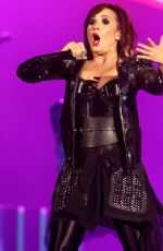 DEMI LOVATO performs at a Concert in Baltimore