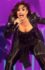 DEMI LOVATO performs at a Concert in Baltimore