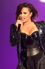 DEMI LOVATO performs at a Concert in Baltimore