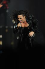 DEMI LOVATO performs at a Concert in Baltimore