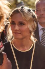 DIANE KRUGER at Berlin Walk of Fame Reopening