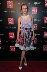 DIANE KRUGER at Instyle 20th Anniversary Party in New York