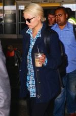 DIANNA AGRON Arrives at LAX Airport in Los Angeles 2909