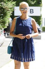 DIANNA AGRON in Short Dress Out and About in Los Angeles