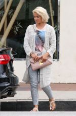 DIANNA AGRON Leaves a Nail Salon in Studio City