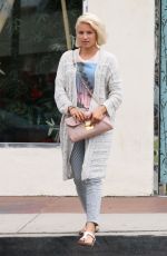 DIANNA AGRON Leaves a Nail Salon in Studio City