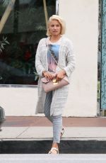 DIANNA AGRON Leaves a Nail Salon in Studio City