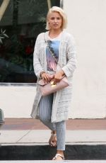 DIANNA AGRON Leaves a Nail Salon in Studio City
