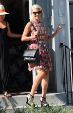 DIANNA AGRON Leaves Gracias Madre in West Hollywood