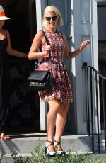 DIANNA AGRON Leaves Gracias Madre in West Hollywood