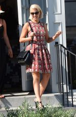 DIANNA AGRON Leaves Gracias Madre in West Hollywood