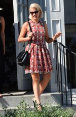 DIANNA AGRON Leaves Gracias Madre in West Hollywood