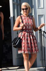 DIANNA AGRON Leaves Gracias Madre in West Hollywood