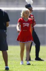 DIANNA AGRON on the Set of Glee, Season 6