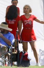 DIANNA AGRON on the Set of Glee, Season 6