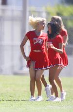 DIANNA AGRON on the Set of Glee, Season 6