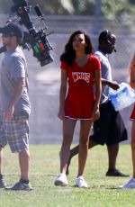 DIANNA AGRON on the Set of Glee, Season 6