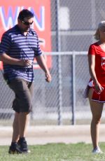 DIANNA AGRON on the Set of Glee, Season 6