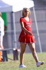 DIANNA AGRON on the Set of Glee, Season 6