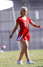 DIANNA AGRON on the Set of Glee, Season 6