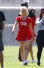 DIANNA AGRON on the Set of Glee, Season 6