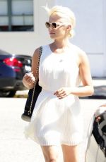 DIANNA AGRON Out Shopping in Beverly Hills