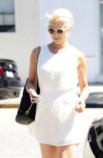 DIANNA AGRON Out Shopping in Beverly Hills