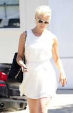 DIANNA AGRON Out Shopping in Beverly Hills